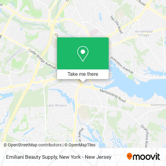 Emiliani Beauty Supply map