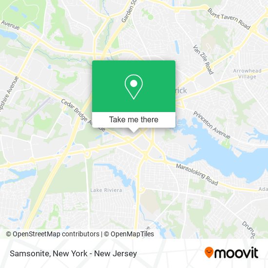 Samsonite map