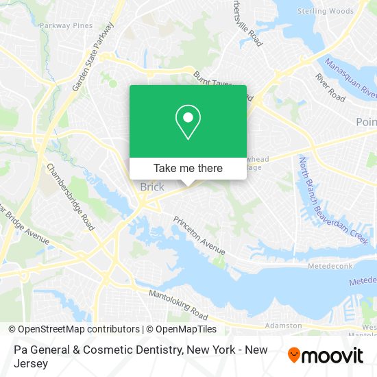 Pa General & Cosmetic Dentistry map
