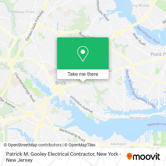 Patrick M. Gooley Electrical Contractor map
