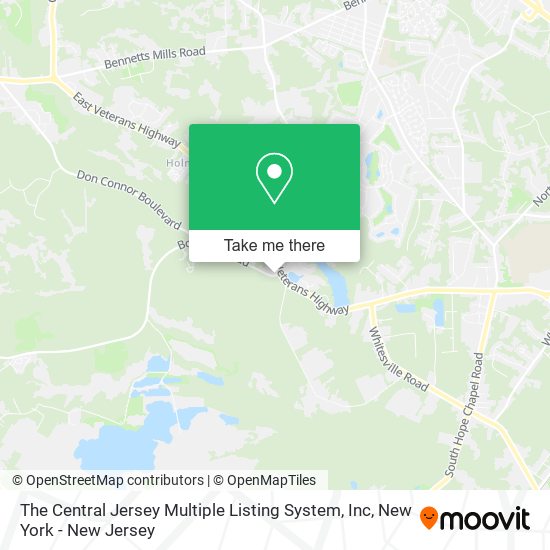 The Central Jersey Multiple Listing System, Inc map