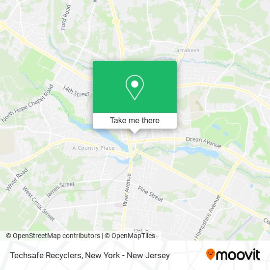 Techsafe Recyclers map