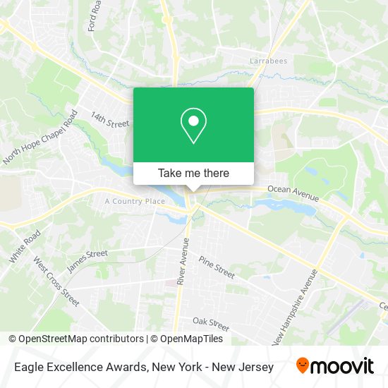 Eagle Excellence Awards map