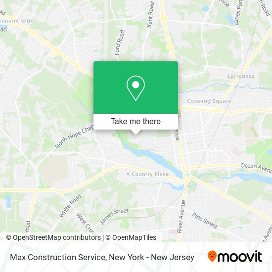 Max Construction Service map