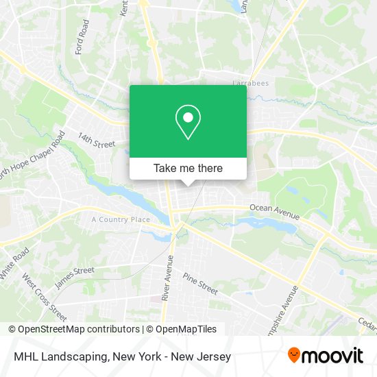 MHL Landscaping map