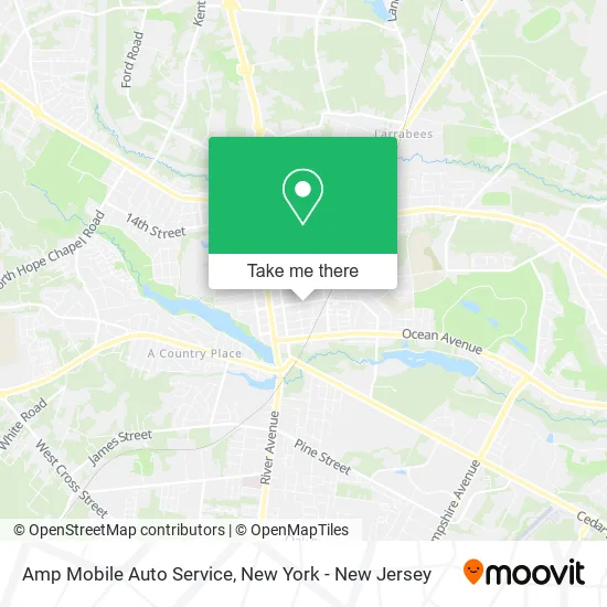 Amp Mobile Auto Service map