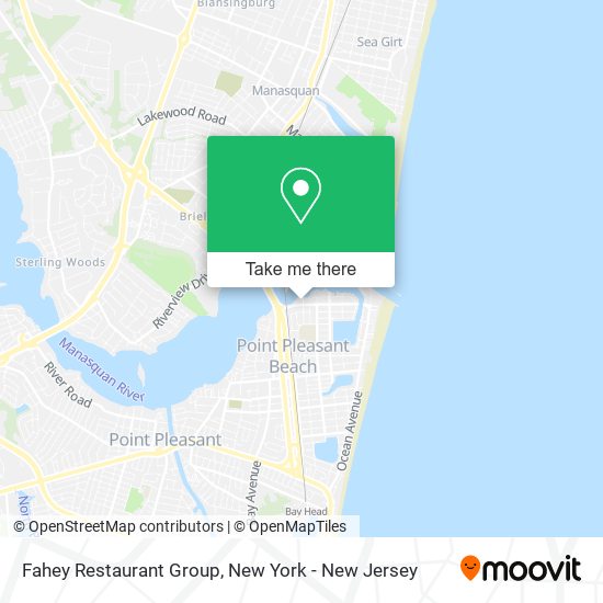 Fahey Restaurant Group map