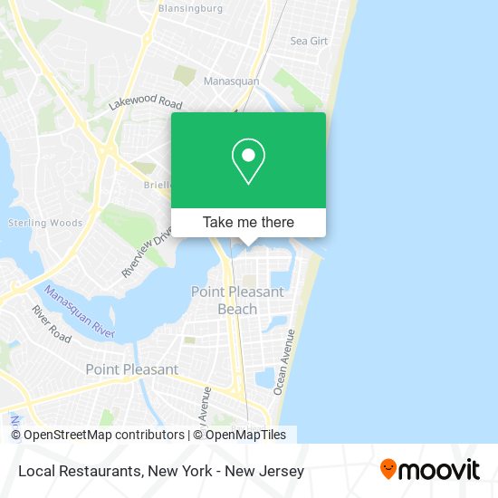 Mapa de Local Restaurants