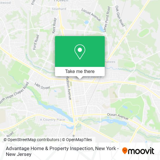 Advantage Home & Property Inspection map