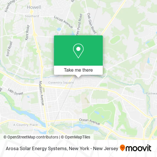 Arosa Solar Energy Systems map