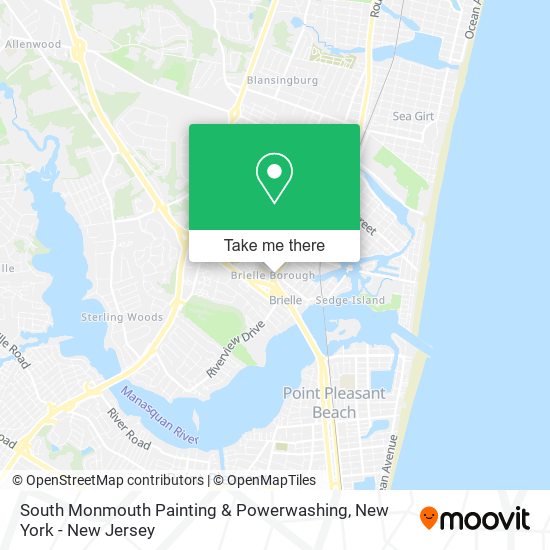 Mapa de South Monmouth Painting & Powerwashing