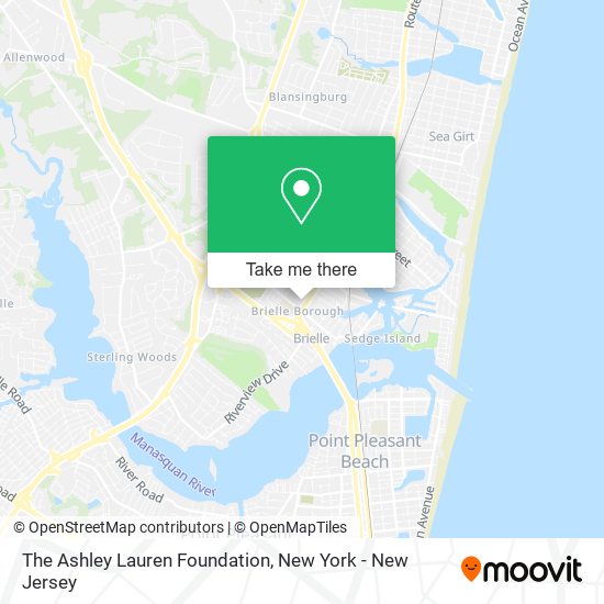 Mapa de The Ashley Lauren Foundation