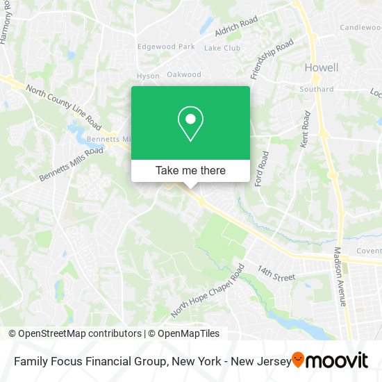 Family Focus Financial Group map