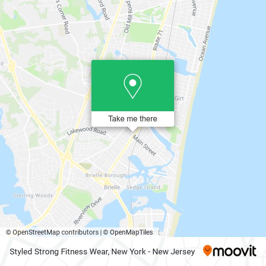 Styled Strong Fitness Wear map