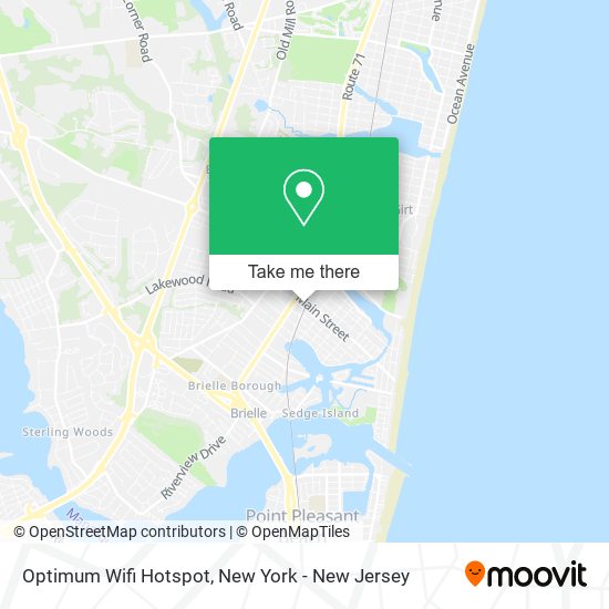 Optimum Wifi Hotspot map