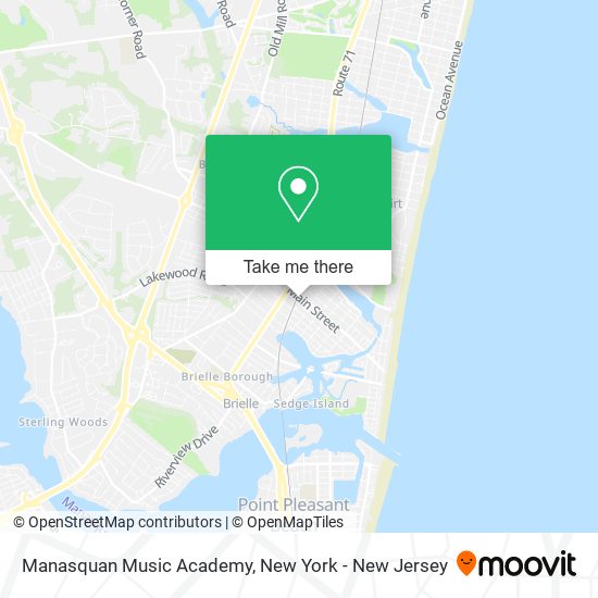 Manasquan Music Academy map