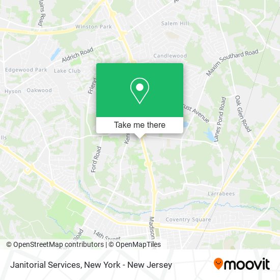 Janitorial Services map