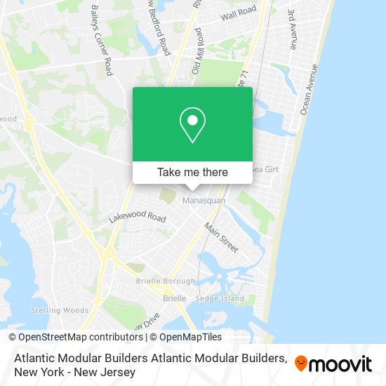 Mapa de Atlantic Modular Builders Atlantic Modular Builders