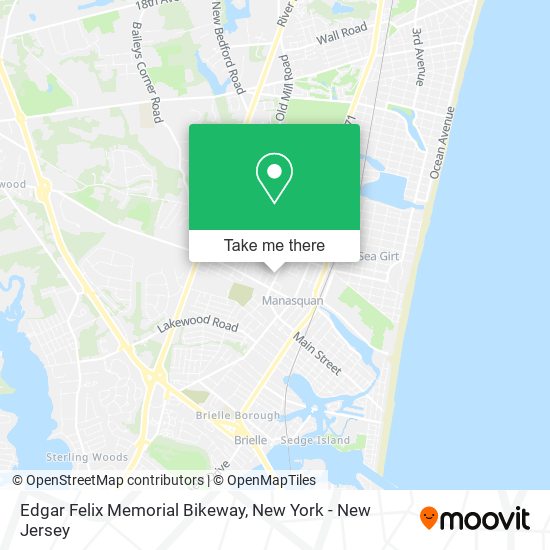 Edgar Felix Memorial Bikeway map