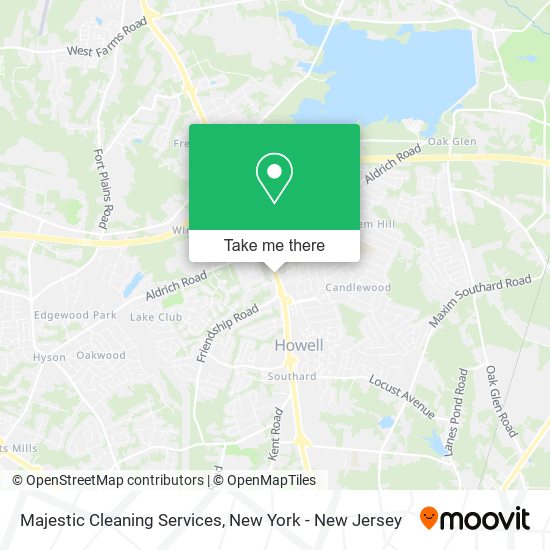 Majestic Cleaning Services map