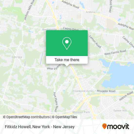 Fitkidz Howell map