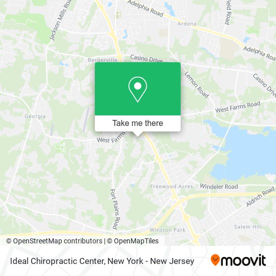 Ideal Chiropractic Center map