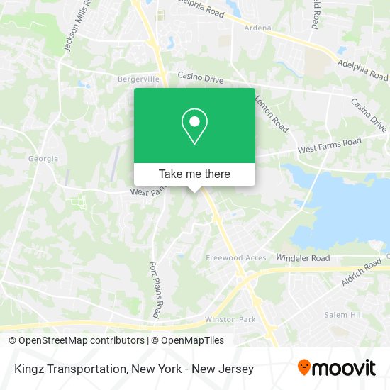 Kingz Transportation map