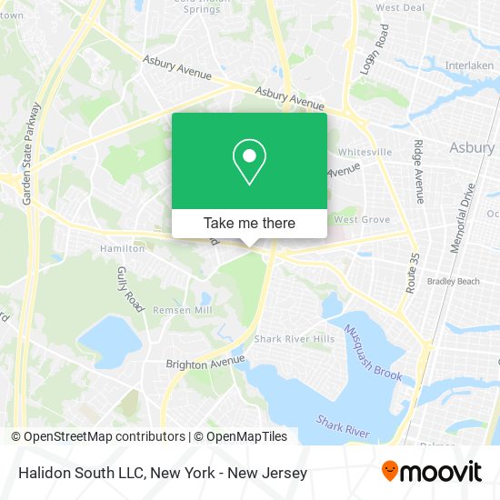 Halidon South LLC map