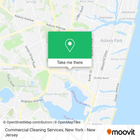 Commercial Cleaning Services map
