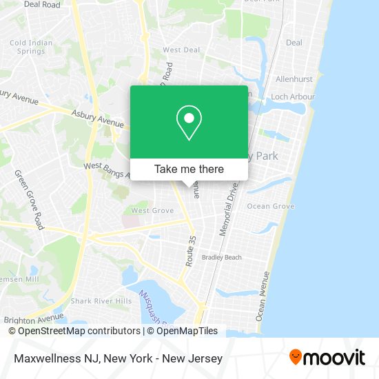 Maxwellness NJ map