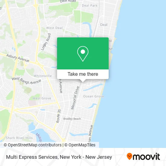 Multi Express Services map