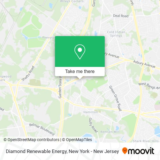Diamond Renewable Energy map