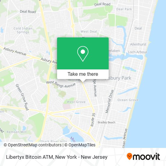 Libertyx Bitcoin ATM map