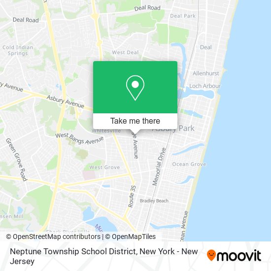 Mapa de Neptune Township School District