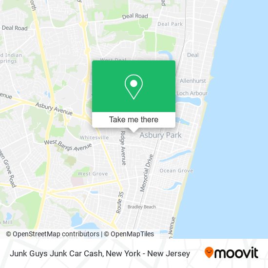 Junk Guys Junk Car Cash map