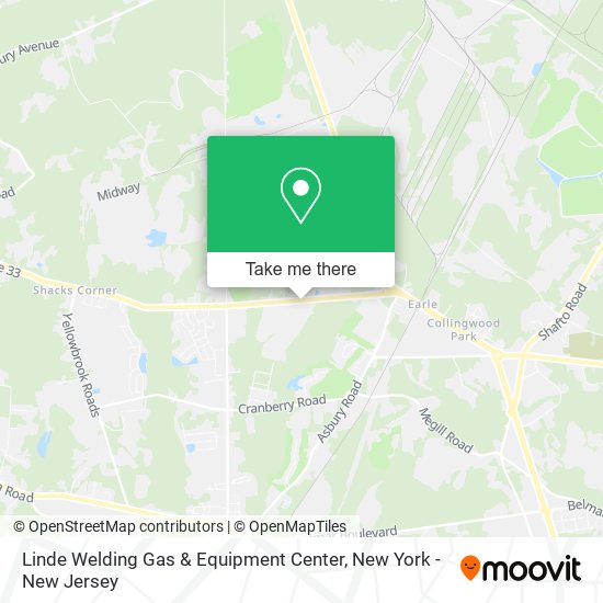 Mapa de Linde Welding Gas & Equipment Center