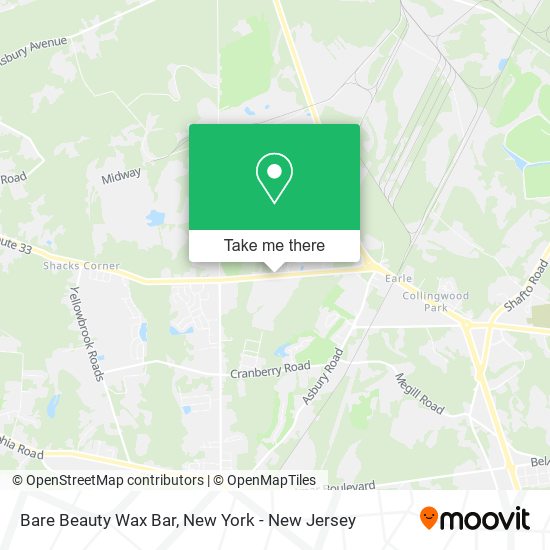 Mapa de Bare Beauty Wax Bar