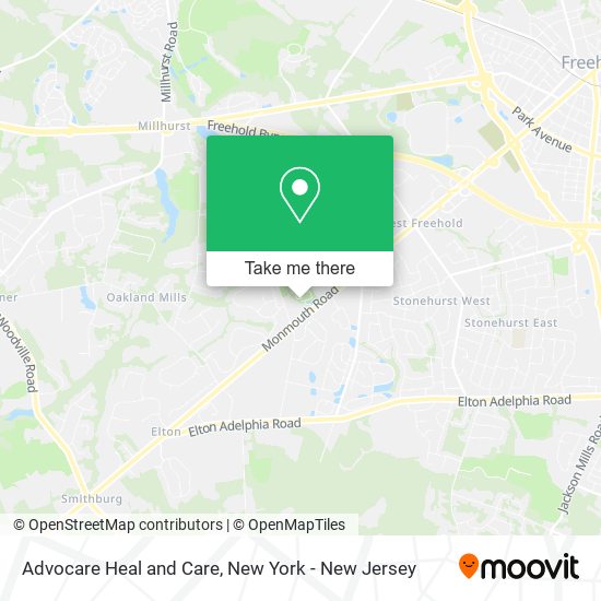 Advocare Heal and Care map