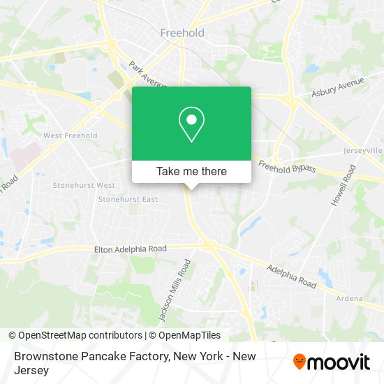 Mapa de Brownstone Pancake Factory