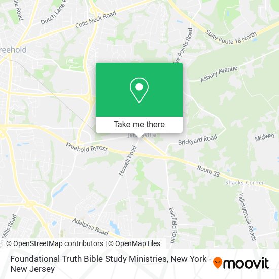 Foundational Truth Bible Study Ministries map