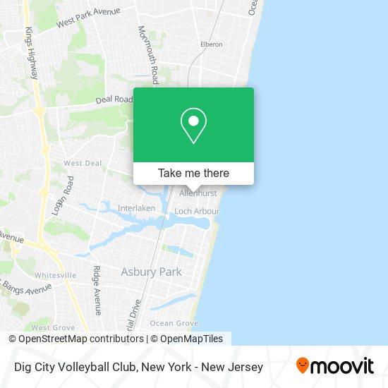 Dig City Volleyball Club map