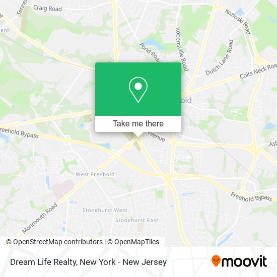 Dream Life Realty map