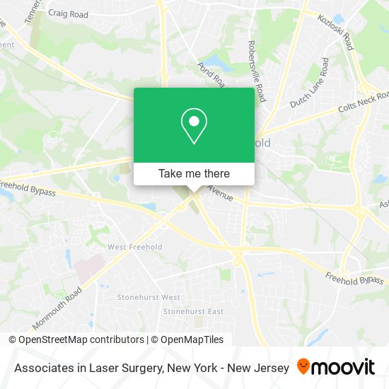 Associates in Laser Surgery map