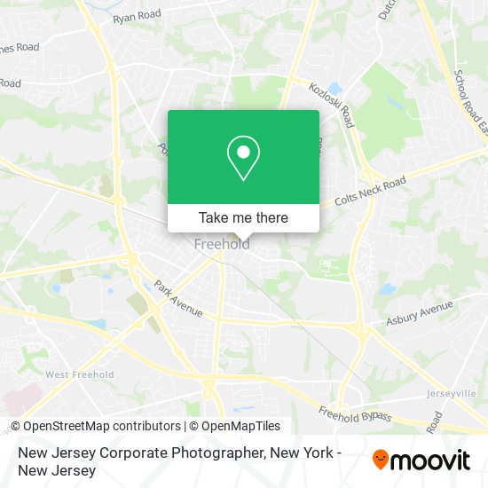 New Jersey Corporate Photographer map