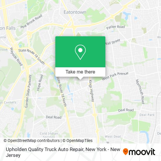 Upholden Quality Truck Auto Repair map