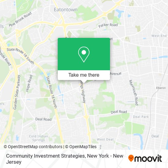 Community Investment Strategies map