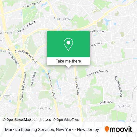 Mapa de Markiza Cleaning Services