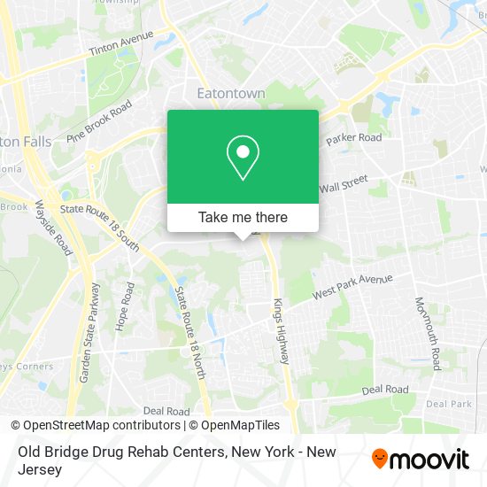 Old Bridge Drug Rehab Centers map