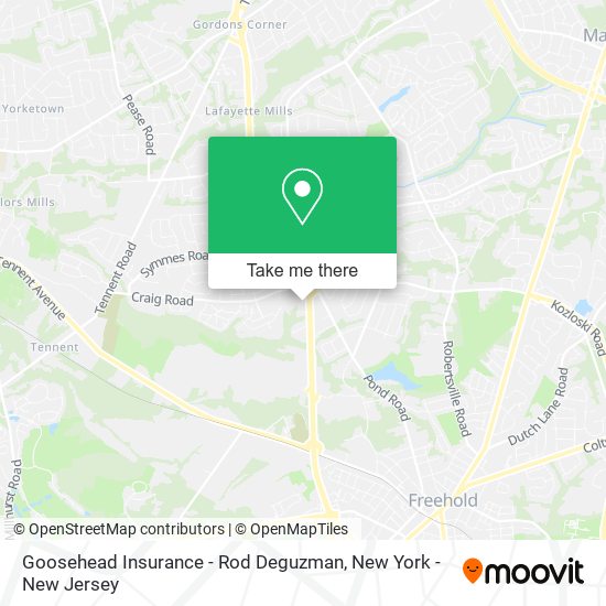 Mapa de Goosehead Insurance - Rod Deguzman
