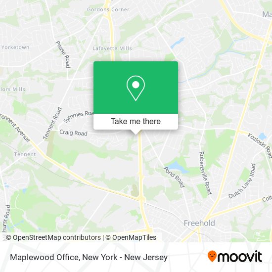 Maplewood Office map